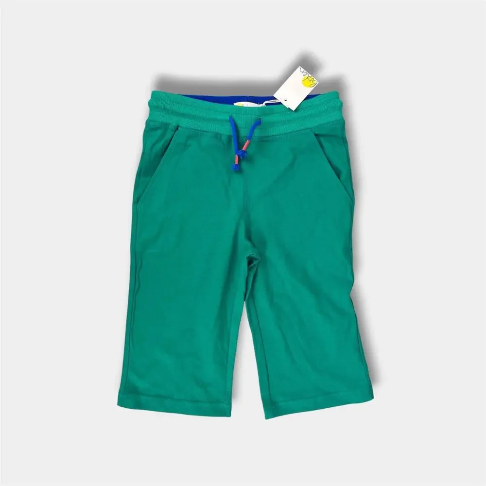 Mini Boden Baggies Shorts Green 7 NWT